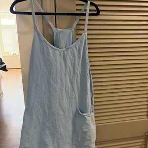 Free People Light Blue High Low Dress